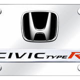 Dual Honda Civic Type R License Plate - Official Licensed