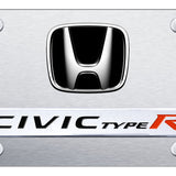 Dual Honda Civic Type R License Plate - Official Licensed