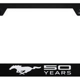 Ford Mustang 50 Years Cut-Out Frame - Laser Etched - Official Licensed