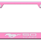 Ford Mustang 50 Years Cut-Out Frame - Laser Etched - Official Licensed