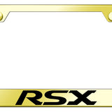 Acura RSX Cut-Out License Plate Frame - Laser Etched - Official Licensed