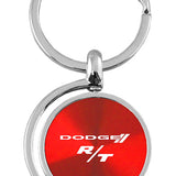 Dodge R/T Spinner Key Chain Fob - Red - Official Licensed