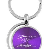 Ford Mustang Script Spinner Key Chain Fob - Official Licensed