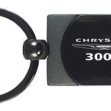 Chrysler 300C Two-Tone Rectangular Key Chain Fob - Gun Metal - Official Licensed