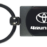 Toyota 4Runner Two-Tone Rectangular Key Chain Fob - Gun Metal - Official Licensed