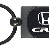 Honda CR-V Two-Tone Rectangular Key Chain Fob - Gun Metal - Official Licensed