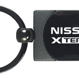 Nissan Xterra Two-Tone Rectangular Key Chain Fob - Gun Metal - Official Licensed