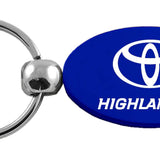 Toyota Highlander Oval Key Chain Fob - Official Licensed