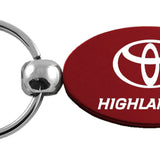 Toyota Highlander Oval Key Chain Fob - Official Licensed