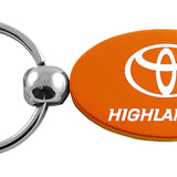 Toyota Highlander Oval Key Chain Fob - Official Licensed