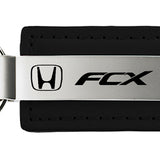 Honda FCX Leather Key Chain Fob - Black - Official Licensed