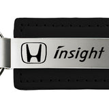 Honda Insight Leather Key Chain Fob - Black - Official Licensed