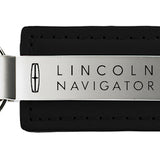 Lincoln Navigator Leather Key Chain Fob - Black - Official Licensed