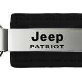 Jeep Patriot Leather Key Chain Fob - Black - Official Licensed