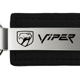 Dodge Viper (Sneaky Pete) Leather Key Chain Fob - Black - Official Licensed
