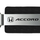 Honda Accord Carbon Fiber Leather Key Chain Fob - Official Licensed
