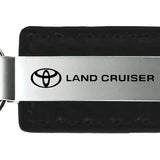 Toyota Land Cruiser Carbon Fiber Leather Key Chain Fob - Official Licensed