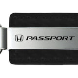 Honda Passport Carbon Fiber Leather Key Chain Fob - Official Licensed