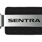 Nissan Sentra Carbon Fiber Leather Key Chain Fob - Official Licensed