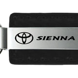 Toyota Sienna Carbon Fiber Leather Key Chain Fob - Official Licensed