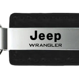 Jeep Wrangler Carbon Fiber Leather Key Chain Fob - Official Licensed
