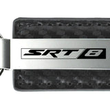 Dodge SRT-8 Carbon Fiber Leather Key Chain Fob - Official Licensed