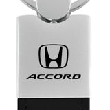 Honda Accord Duo Leather / Chrome Key Chain Fob - Official Licensed