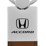 Honda Accord Duo Leather / Chrome Key Chain Fob - Official Licensed