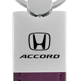 Honda Accord Duo Leather / Chrome Key Chain Fob - Official Licensed