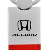 Honda Accord Duo Leather / Chrome Key Chain Fob - Official Licensed