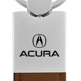 Acura Duo Leather / Chrome Key Chain Fob - Official Licensed