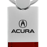 Acura Duo Leather / Chrome Key Chain Fob - Official Licensed