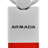 Nissan Armada Duo Leather / Chrome Key Chain Fob - Official Licensed
