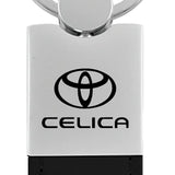 Toyota Celica Duo Leather / Chrome Key Chain Fob - Official Licensed