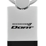 Dodge Dart Duo Leather / Chrome Key Chain Fob - Official Licensed