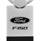 Ford F-150 Duo Leather / Chrome Key Chain Fob - Official Licensed