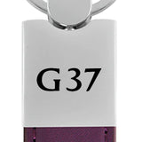 Infiniti G37 Duo Leather / Chrome Key Chain Fob - Official Licensed