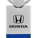 Honda Duo Leather / Chrome Key Chain Fob - Official Licensed