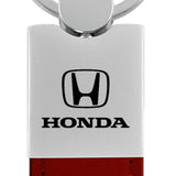 Honda Duo Leather / Chrome Key Chain Fob - Official Licensed