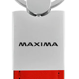 Nissan Maxima Duo Leather / Chrome Key Chain Fob - Official Licensed