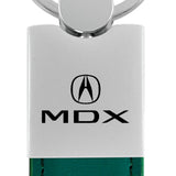 Acura MDX Duo Leather / Chrome Key Chain Fob - Official Licensed