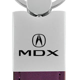 Acura MDX Duo Leather / Chrome Key Chain Fob - Official Licensed