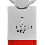 Lincoln MKT Duo Leather / Chrome Key Chain Fob - Official Licensed