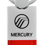 Mercury Duo Leather / Chrome Key Chain Fob - Official Licensed