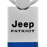 Jeep Patriot Duo Leather / Chrome Key Chain Fob - Official Licensed