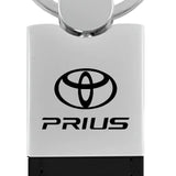 Toyota Prius Duo Leather / Chrome Key Chain Fob - Official Licensed