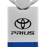 Toyota Prius Duo Leather / Chrome Key Chain Fob - Official Licensed