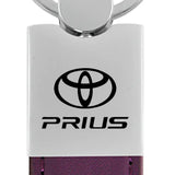 Toyota Prius Duo Leather / Chrome Key Chain Fob - Official Licensed