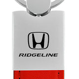 Honda Ridgeline Duo Leather / Chrome Key Chain Fob - Official Licensed