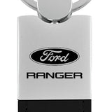 Ford Ranger Duo Leather / Chrome Key Chain Fob - Official Licensed